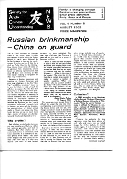 Russian brinkmanship &mdash; China on guard