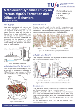 A Molecular Dynamics Study on Porous MgSO4 Formation and