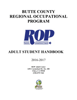 Adult Student Handbook 2016-2017