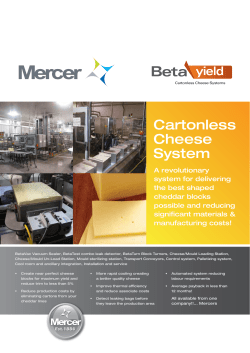 Cartonless Cheese System