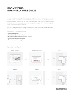 roomwizard infrastructure guide