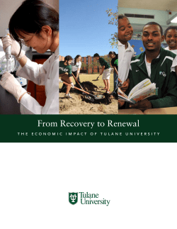 From Recovery to Renewal