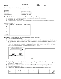 Intro to Motion - Hamilton Local Schools