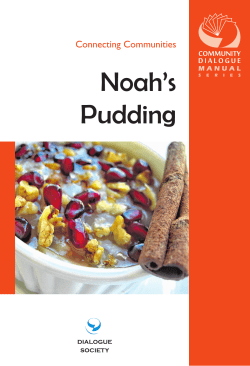 Noah`s Pudding - Dialogue Society