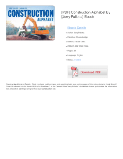 Construction Alphabet [Jerry Pallotta]