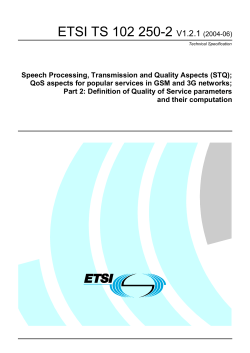 TS 102 250-2