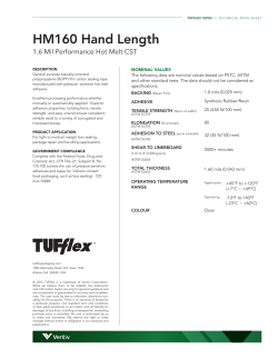 HM160 Hand Length - Veritiv Corporation