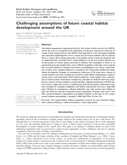 Challenging assumptions of future coastal habitat development
