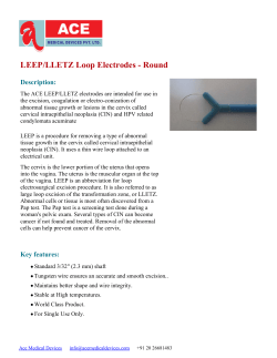 LEEP/LLETZ Loop Electrodes - Round