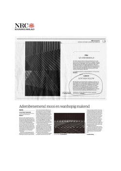 NRC Handelsblad - Levi van Veluw