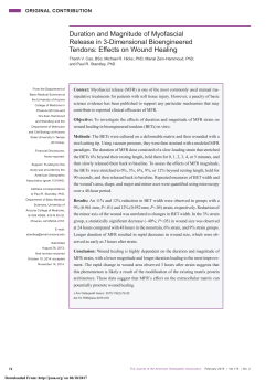 Duration and Magnitude of Myofascial Release in 3