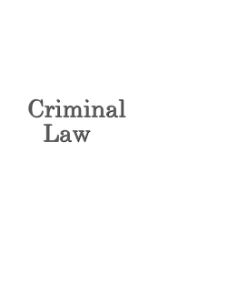 Criminal Law