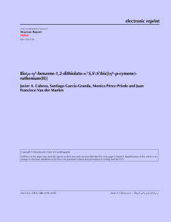 bis[( 6-p-cymene)- ruthenium(II)]