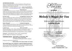 Melody`s Magic for You