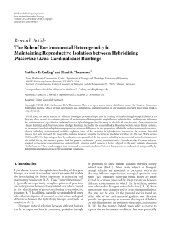 The Role of Environmental Heterogeneity in Maintaining