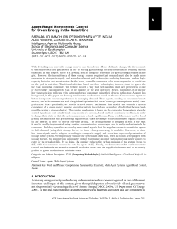 A Agent-Based Homeostatic Control for Green