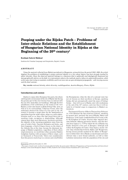 Peeping under the Rijeka Patch-Problems of Inter