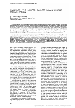 max ernst: "the hundred headless woman" and the eternal return