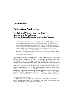 Politicizing Aesthetics