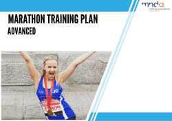 marathon training plan