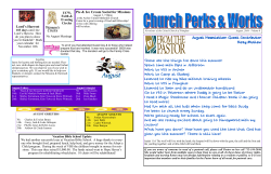 August Newsletter - United Church of Primghar