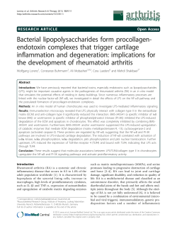 Bacterial lipopolysaccharides form procollagen