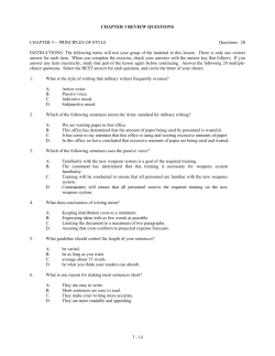 Chapter 3 Practice Exercise