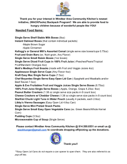 These - Windber Area Community Kitchen