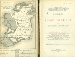 Abraham Hume, Remarks on the Irish Dialect of the