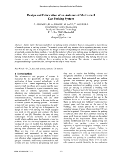 Design and Fabrication of an Automated Multi-level Car