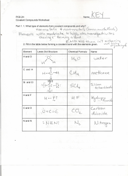 Naming covalent compounds key0001