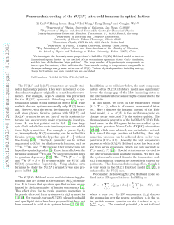 Pomeranchuk cooling of the SU ($2 N $) ultra