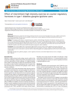 Effect of intermittent high intensity exercise on counter