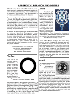 the Religion and Deities appendix