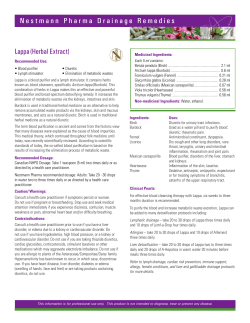 Lappa(Herbal Extract) Nestmann Pharma Drainage