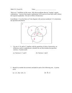 Review Problems for Exam 2