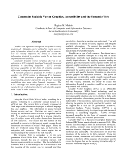 Constraint Scalable Vector Graphics, Accessibility and the Semantic