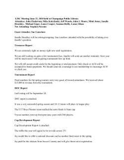LISC Meeting June 21, 2010 held at Champaign Public Library