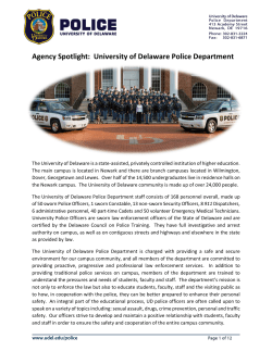 University of Delaware Police Department