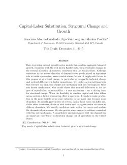 Capital-Labor Substitution, Structural Change and Growth
