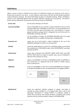Definitions - Waipa District Council