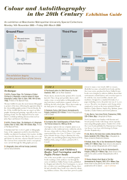 list of items that were part of the exhibition