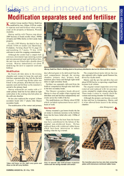 Ideas and innovations