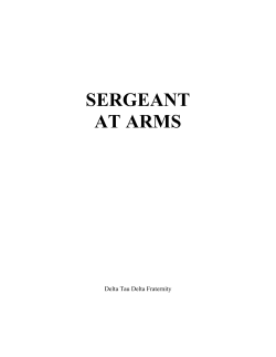 SERGEANT AT ARMS