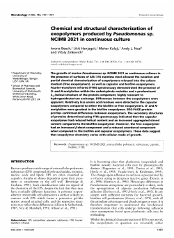 Chemical and structural characterization of