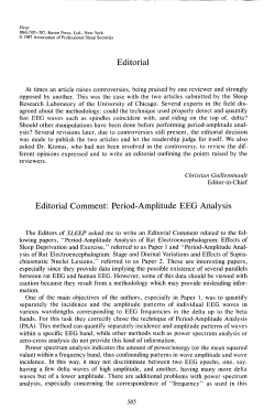 Editorial Editorial Comment: Period