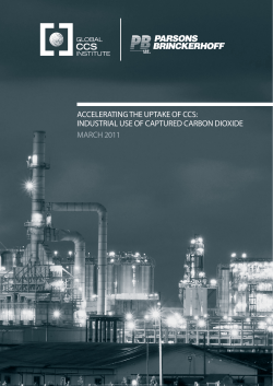 accelerating the uptake of ccs: industrial use of captured carbon