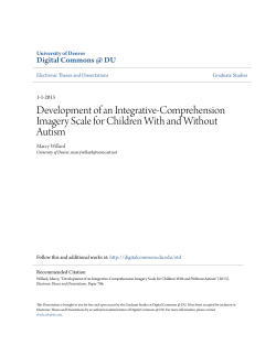 Development of an Integrative-Comprehension Imagery Scale for