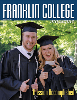 Franklin College Mag summer2014