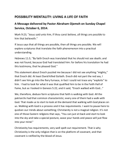 possibility mentality: living a life of faith